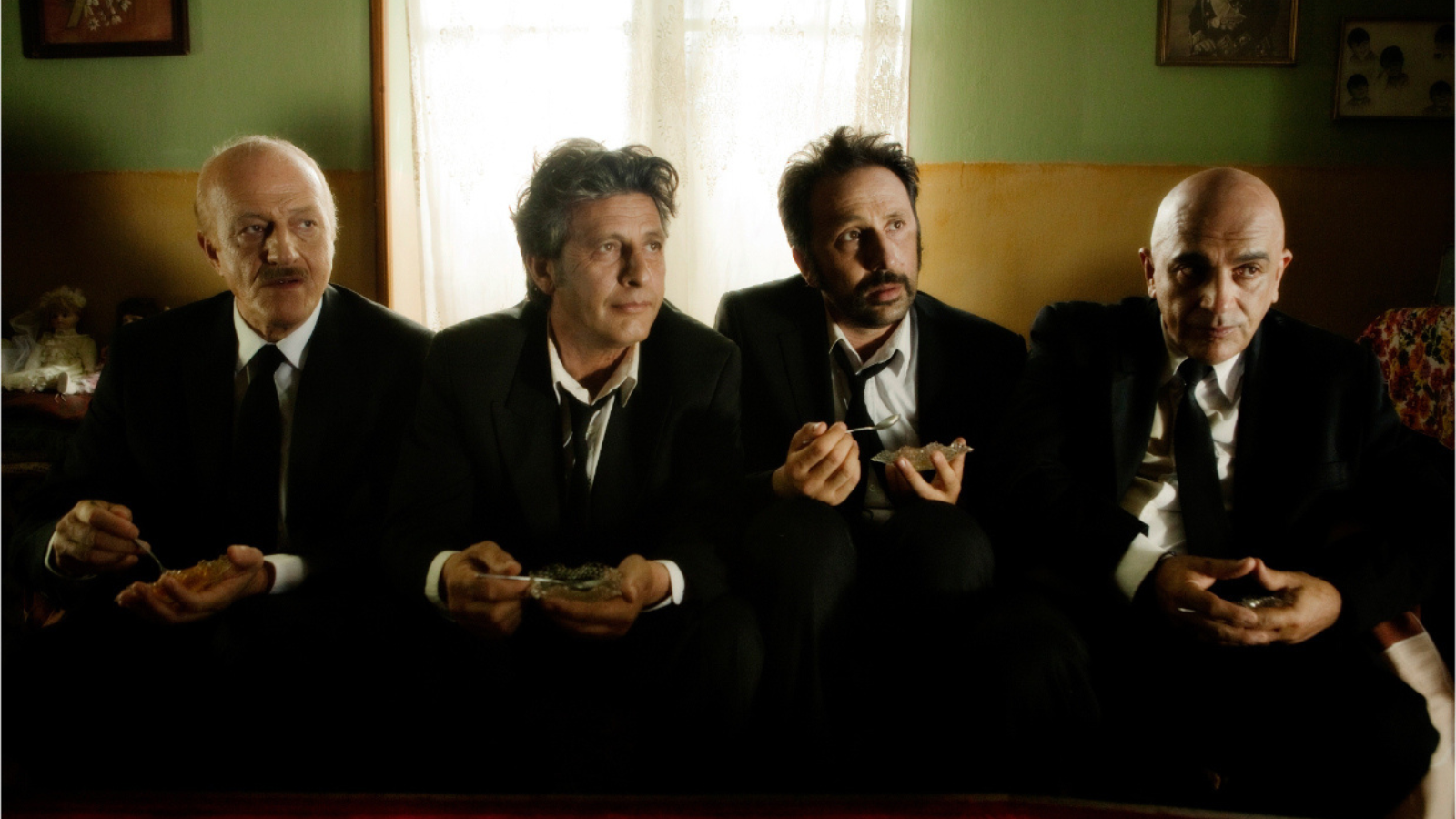 4 BLACK SUITS